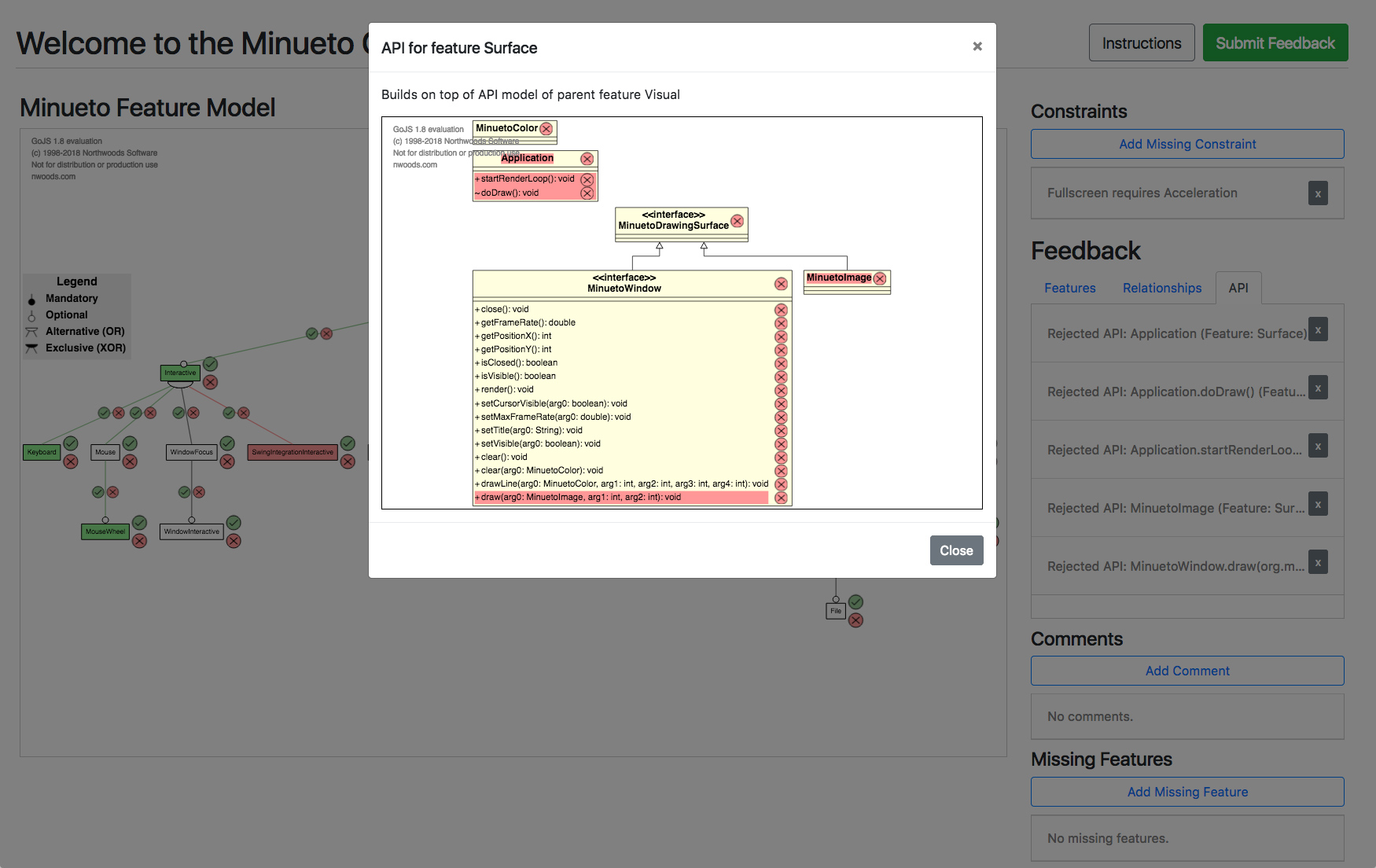 Concernification Study API Feedback