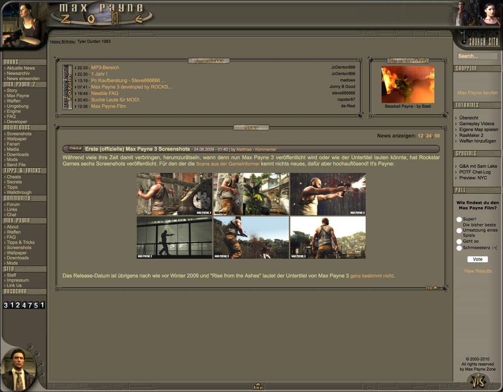 Max Payne Zone Screenshot